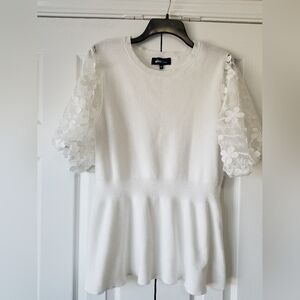 Ladies Peblem Puffed Sleeved Sweater